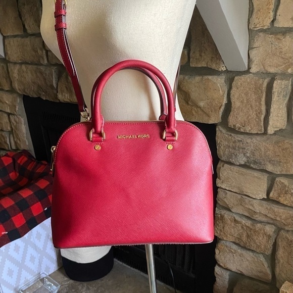 MICHAEL KORS-CINDY BAG MEDIUM DOME SATCHEL-30S5GCPS2L - Picture 2 of 16